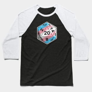 Trans Pride d20 Baseball T-Shirt